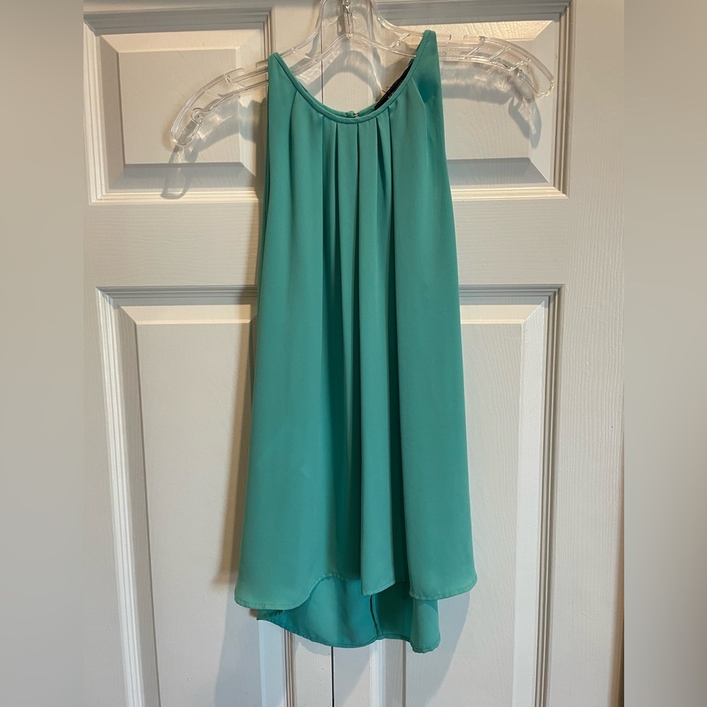 Elegant Teal Sleeveless Yop